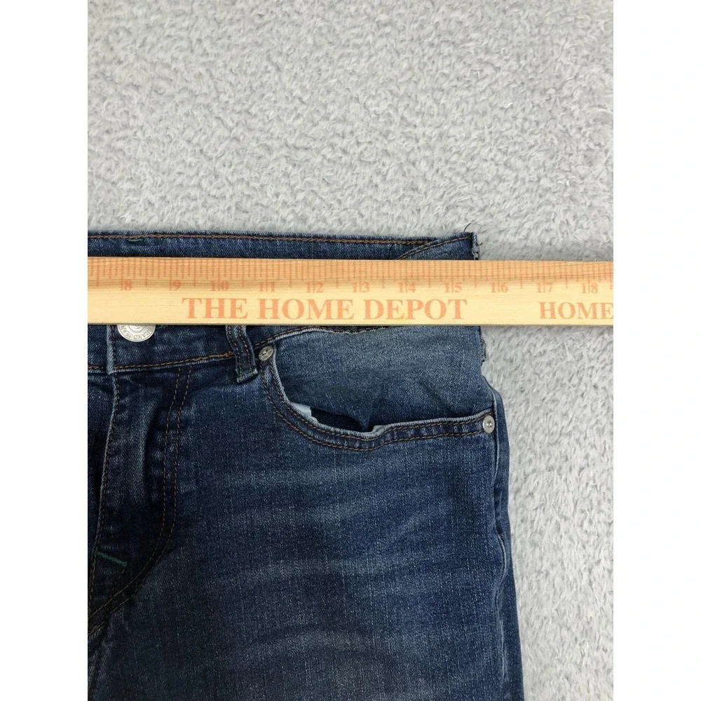 True Religion Jeans Mens 30x31 Rocco Relaxed Skinny Blue Denim Low Rise